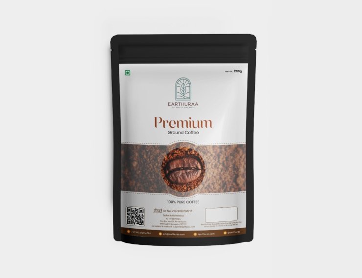 Premium 100% Arabica Ground Coffee - 200g